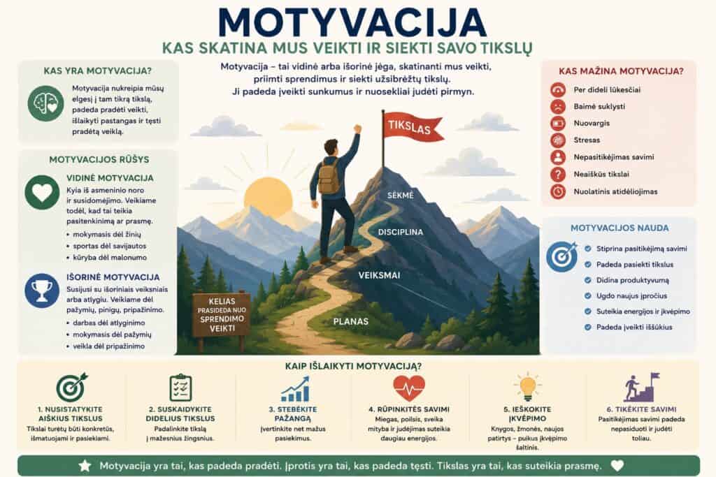 Motyvacija kelias į tikslą