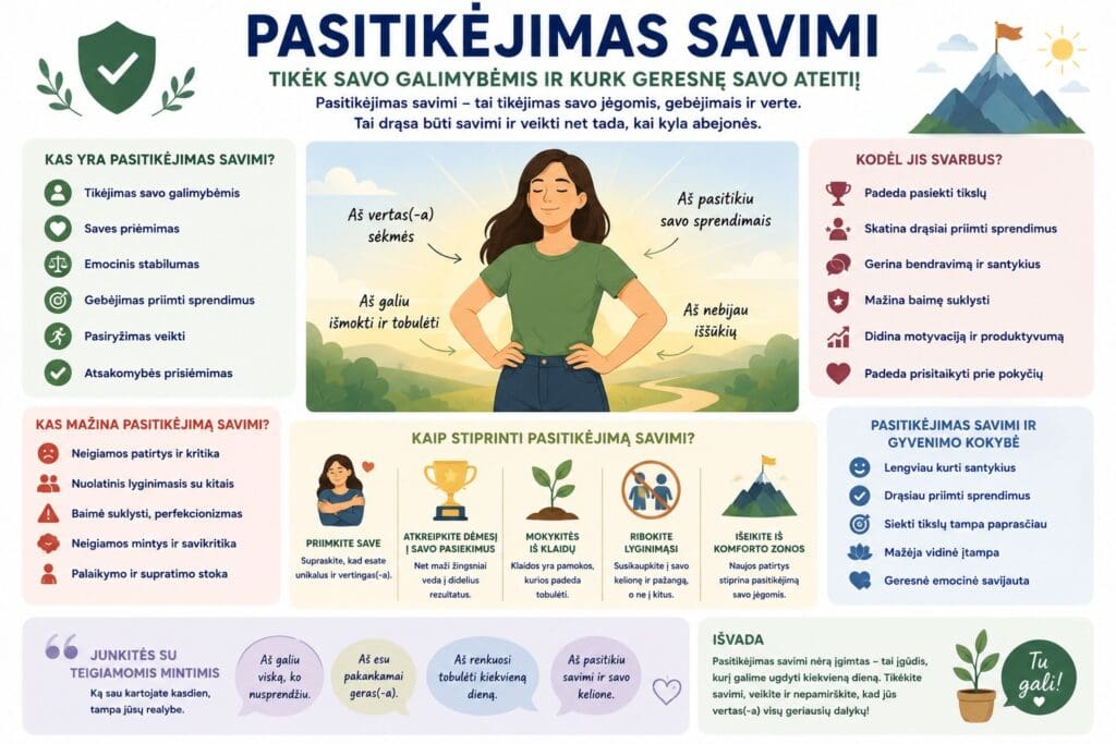 Pasitikėjimo savimi kelias