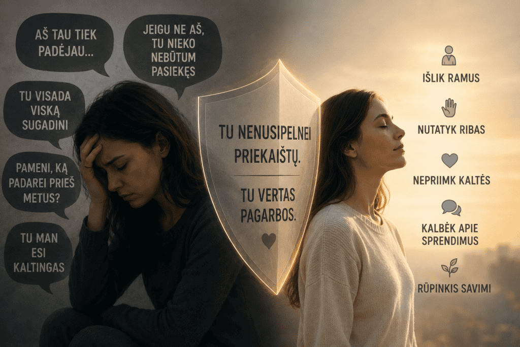 Mėgsta prikišinėti