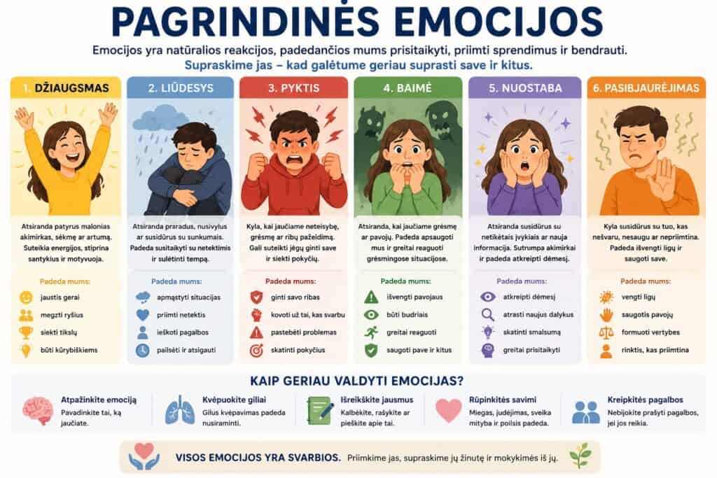 Pagrindinės emocijos