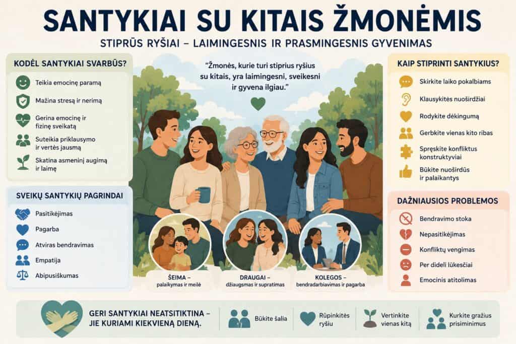 Santykių svarba ir stiprinimas