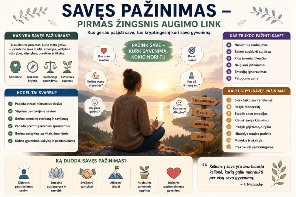 Savęs pažinimas ir asmeninis augimas